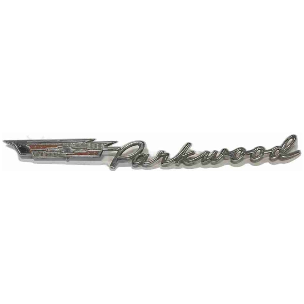 Bakskärmsemblem Chevrolet Parkwood 1961 4808119 GM begagnad