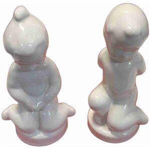 Figuriner porslin pojke & flicka SOHOLM Peter Flov Denmark 15x6x6cm