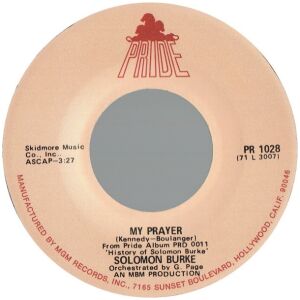 Solomon Burke - My Prayer / Ookie Bookie Man (7, Single)