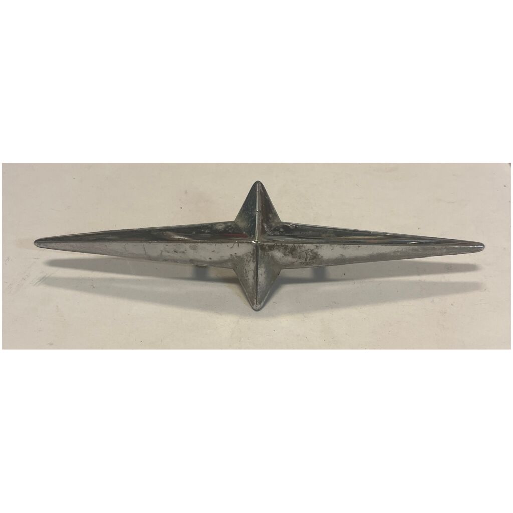 Emblem bakskärm stjärna Pontiac Star Chief 1959 , GM 4776825 begagnad