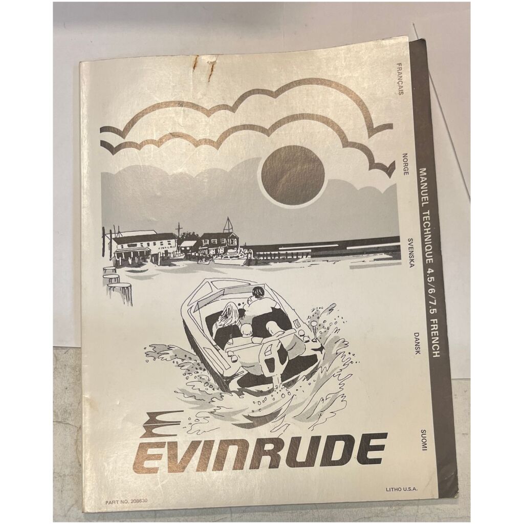 1980 Evinrude instruktionsbok 30 sidor