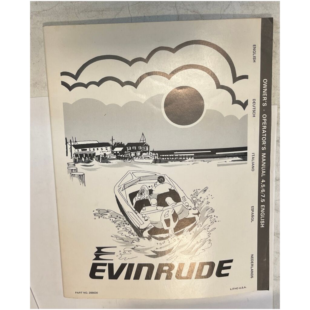 1980 Evinrude instruktionsbok 30 sidor