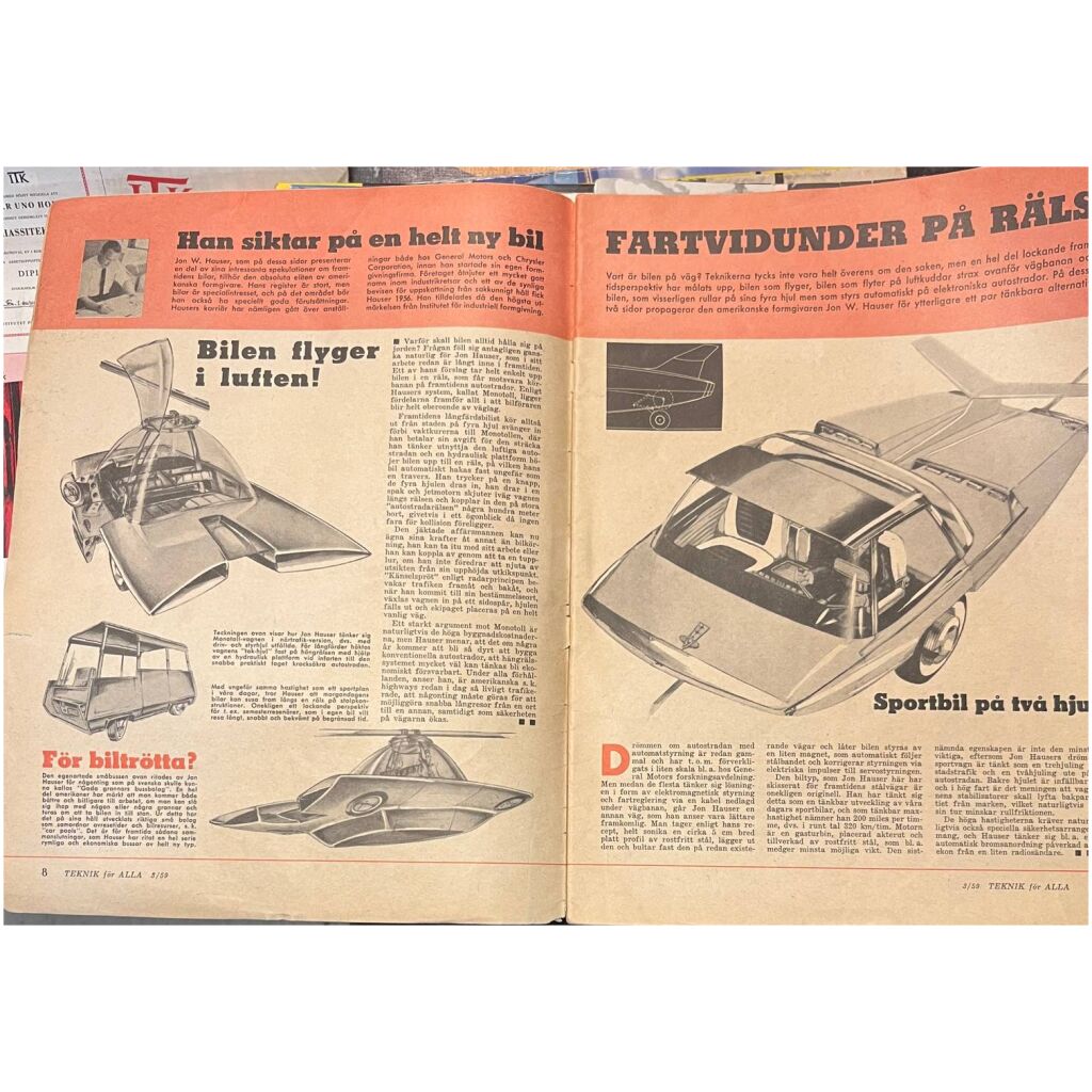 Teknikens Värld nr 3 1959 36 sidor begagnad