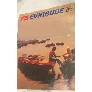 Broschyr 1975 Evinrude 2-135hp utombordare svensk 24 sidor begagnad