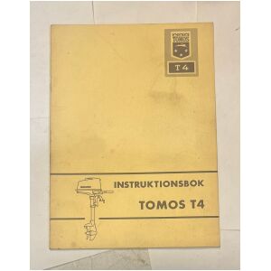 Instruktionsbok Tomos T4 utombordare svenska 9 sidor
