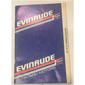 Instruktionsbok Evinrude 20-25-35 utombordare 35 sidor begagnad