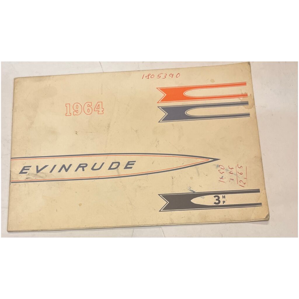 Instruktionsbok Evinrude 1964 utombordare 16 sidor begagnad