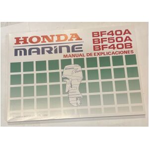 Instruktionsbok Honda Marine på spanska utombordare 1990 123 sidor beg