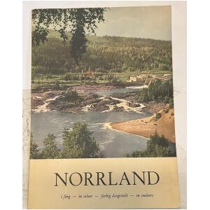 Norrland i färg från norrländska bygder 35 sidor -AB Grafisk Konst Stockholm beg