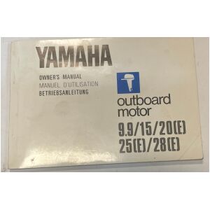 Instruktionsbok Yamaha utombordare eng fransk tysk 88 sidor begagnad