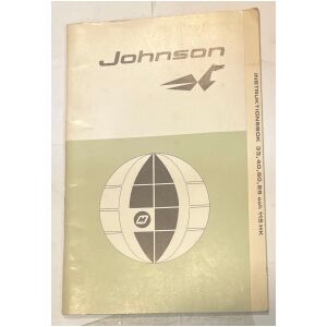 Instruktionsbok Johnson 33-115hk utombordare svenska 36 sidor begagnad