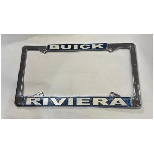 Nummerplåtsram kromad Buick Riviera , Restoparts BR06140