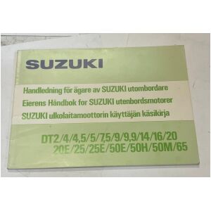 Handledning Suzuki utombordare 1978 svensk norsk finsk 112 sidor begagnad