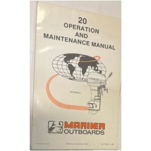 Instruktionsbok Mariner outboards 20-25hk utombordare svenska 35 sidor