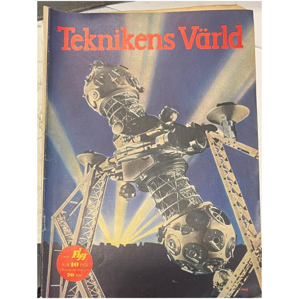 Teknikens Värld nr 10 1951 40 sidor begagnad