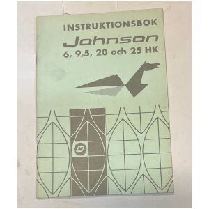 Instruktionsbok Johnson 6-25hk utombordare svenska 29 sidor