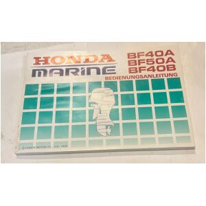 Instruktionsbok Honda Marine på tyska utombordare 1990 123 sidor beg