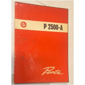 Handbok Penta P2500-A utombordare svenska 25 sidor
