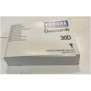 Instruktionsbok Yamaha 30D utombordare svenska mfl 990 sidor begagnad