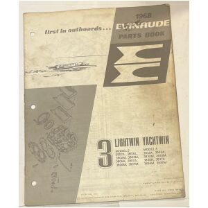 Reservdelshäfte Evinrude 3 1968 utombordare eng 12 sidor begagnad
