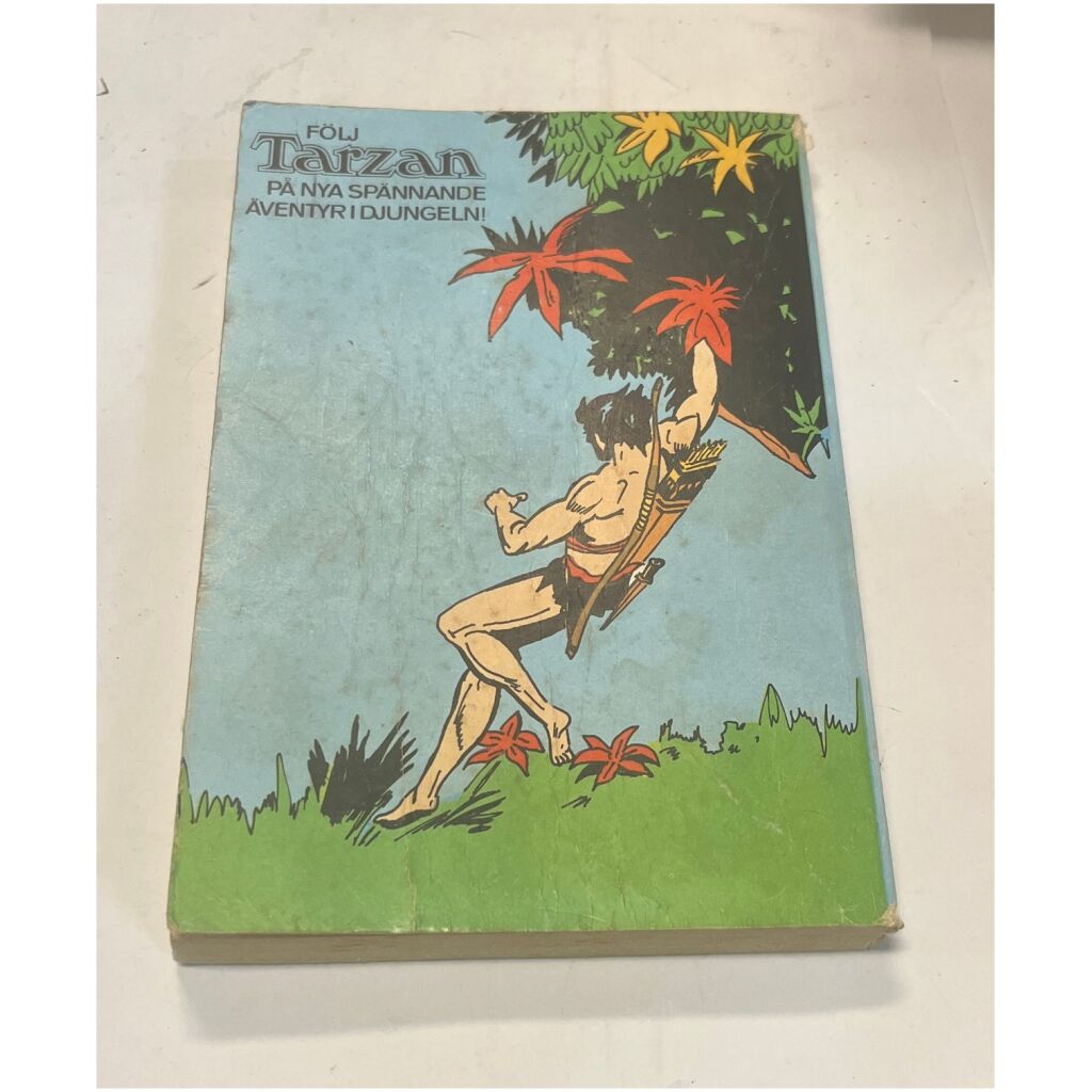 Pocket 256 sidor 1972 Tarzan - Apornas son , i färg & svartvitt , begagnad