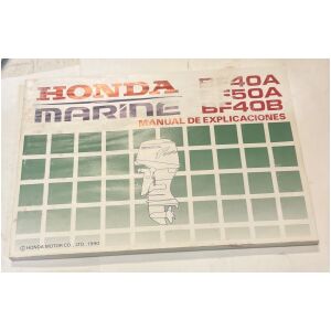 Instruktionsbok Honda Marine på spanska utombordare 1990 123 sidor beg