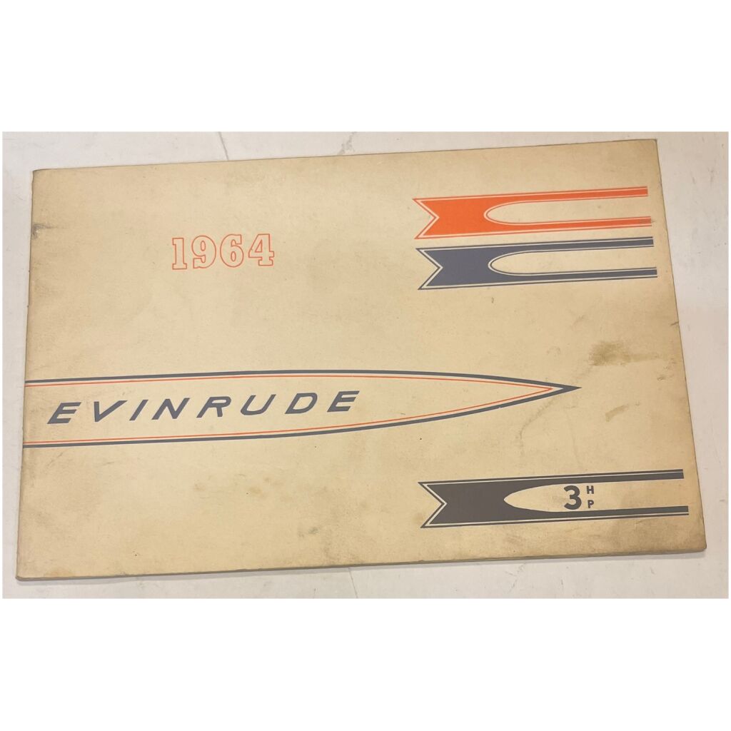 Instruktionsbok Evinrude 1964 utombordare 16 sidor begagnad