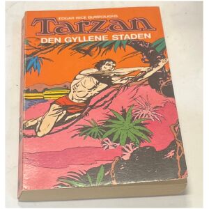 Pocket 159 sidor 1972 Tarzan - Den gyllene staden , med bilder i svartvitt , beg