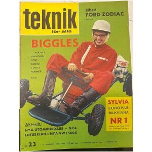 Teknikens Värld nr 23 1963 44 sidor begagnad