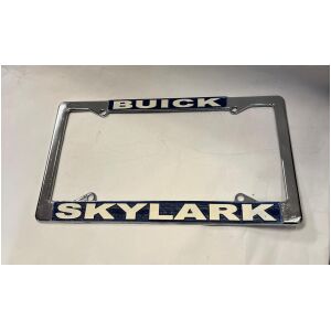 Nummerplåtsram kromad Buick Skylark , Restoparts CRS0029