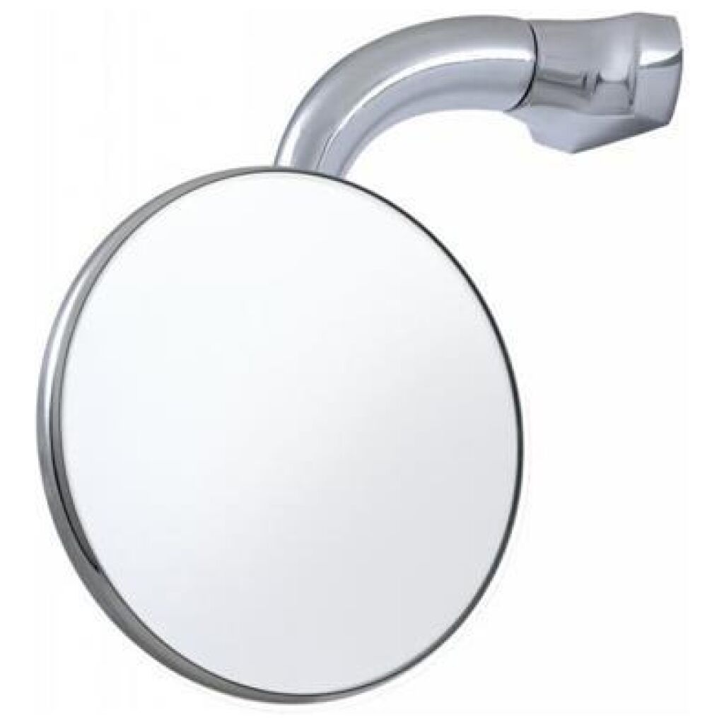3" Curved Arm Peep Mirror With Convex Mirror Glass
