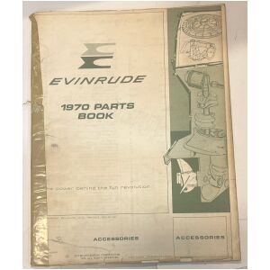 Reservdelskatalog Evinrude 1970 utombordare eng 63 sidor begagnad