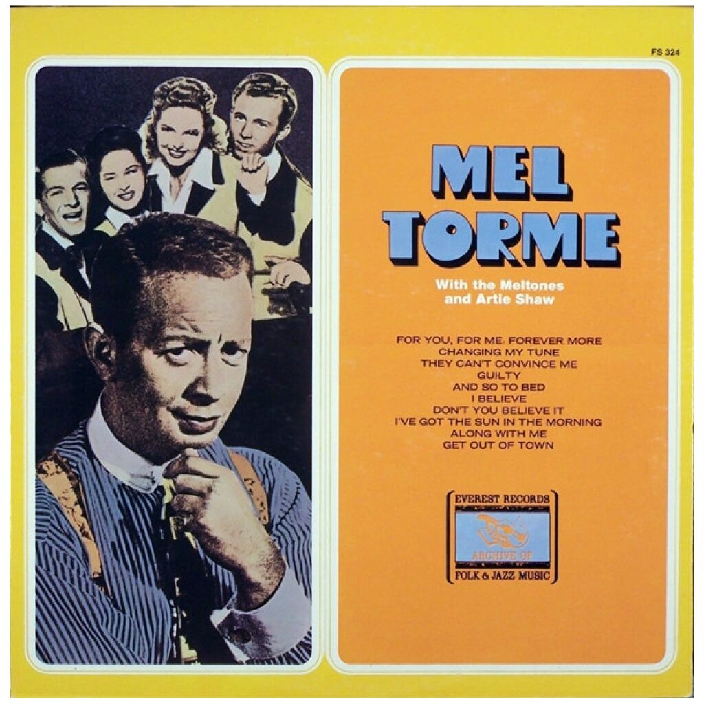Mel Torme* With The Meltones* And Artie Shaw - Mel Torme With The Meltones And Artie Shaw (LP, Comp)