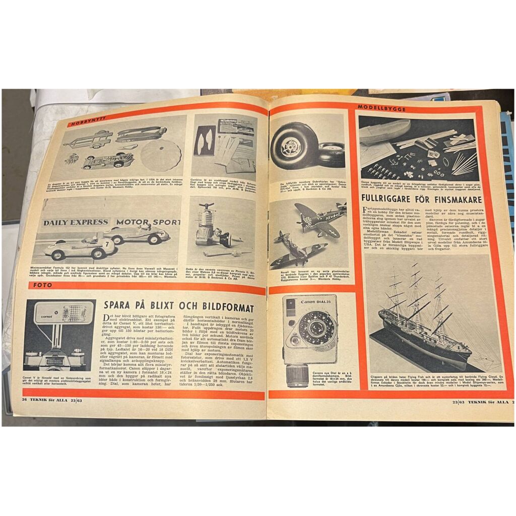 Teknikens Värld nr 23 1963 44 sidor begagnad