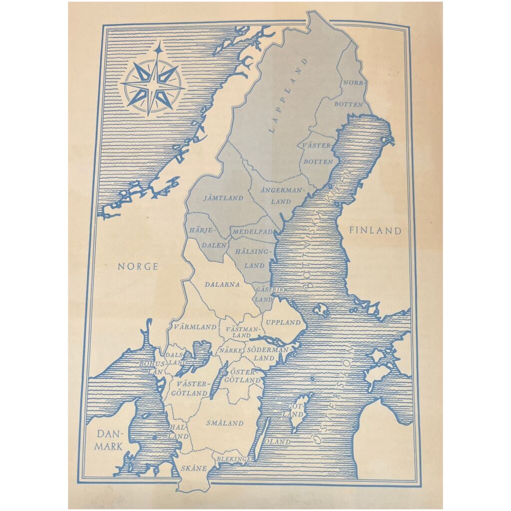 Norrland i färg från norrländska bygder 35 sidor -AB Grafisk Konst Stockholm beg