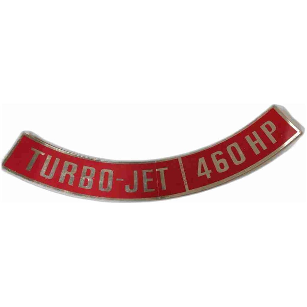 DEKAL LUFTRENARE TURBO-JET 460HP, CHEVROLET V8