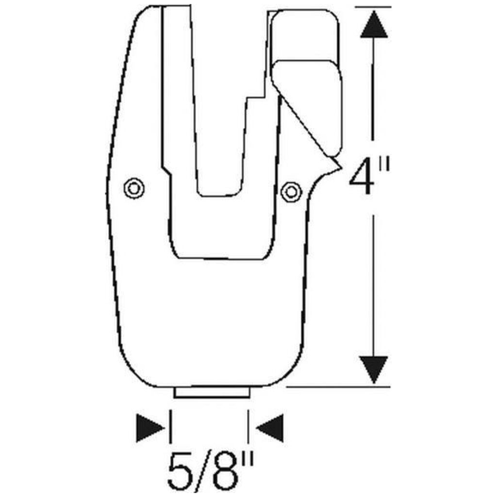 U Jamb Door Lock Pillar Filler 1968-69 2dr ht cab Chevrolet Pontiac