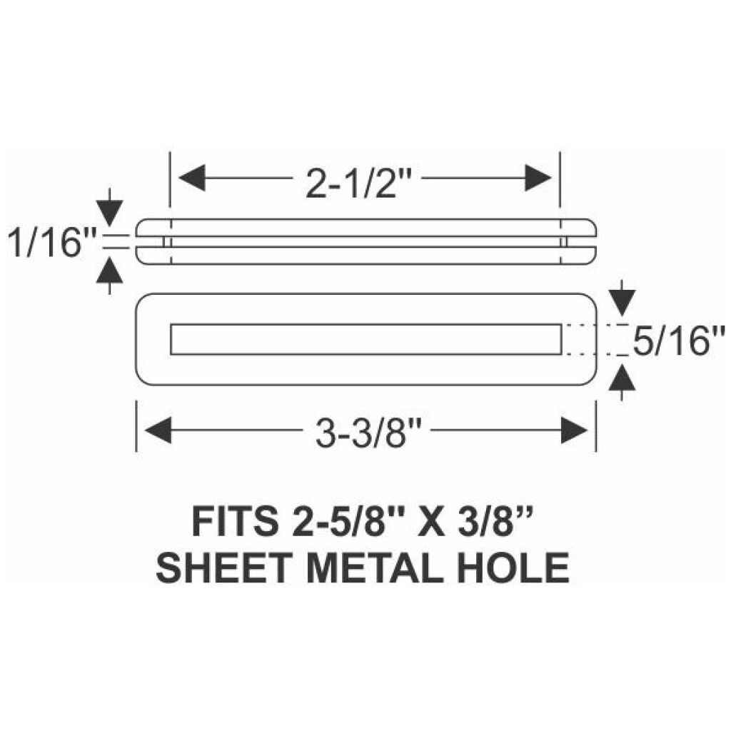 Rear Cargo Door Hinge Gaskets Set 1960-95 2dr Chevrolet GMC