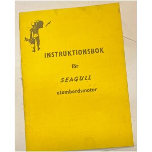 Instruktionsbok Seagull 2-5hk utombordare svenska 18 sidor begagnad