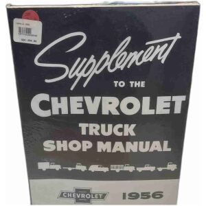 Verkstadshandbok 1956 Chevrolet truck shop manual komplement 150 sidor