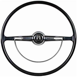 15-3/4" Ratt 1962-71 VW Beetle, Karmann Ghia, Type 3 Svart Komplett