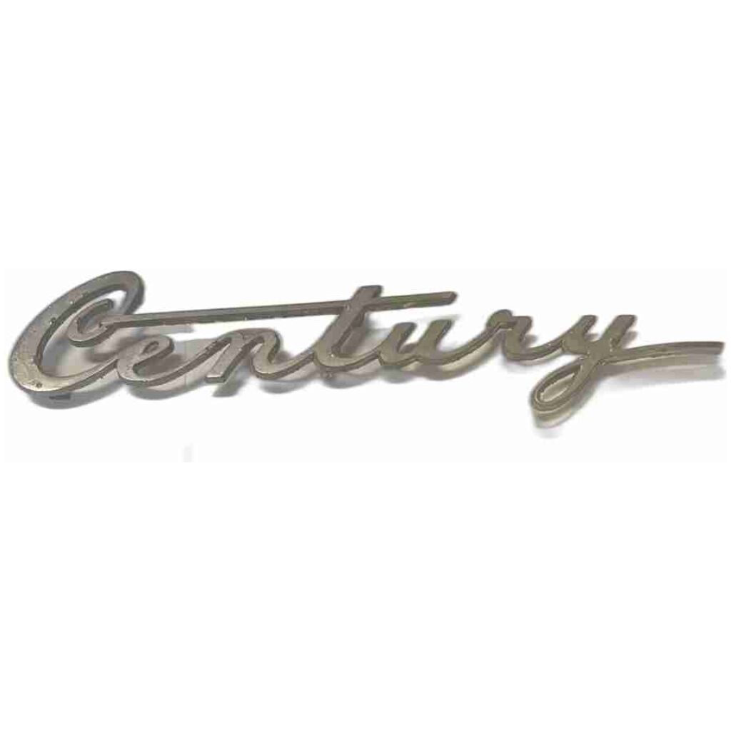 Century script emblem bakdörr Buick Century 1956 , begagnad