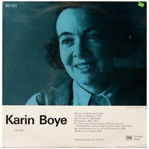 Karin Boye / Erik Blomberg (3) - Karin Boye / Erik Blomberg (LP, Album)