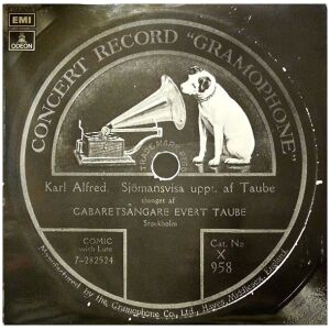 Evert Taube - Cabaretsångare Evert Taube, Stockholm. Akustiska Inspelningar Från 1921-1924 (2xLP, Comp)