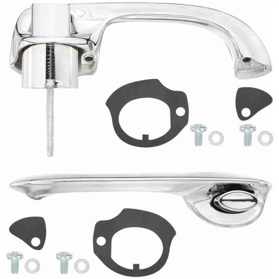 Handle Set, Outside Door, 1959-60 Cadillac, 2dr Coupe/Convertible