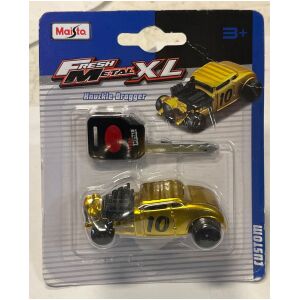 Knuckle Dragger Custom Hot Rod med startnyckel Maisto 1/64