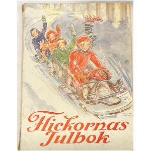 Flickornas Julbok 1930 , 116 sidor , Åhlén & Åkerlunds Förlag begagnad