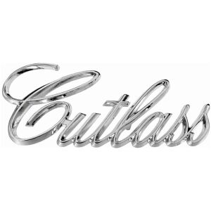 Emblem, Framskärm, 1971-77 Cutlass/Supreme, manus