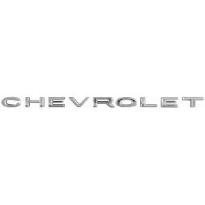 Emblem, 1964-65 C-H-E-V-R-O-L-E-T TRUNK LID LETTERS