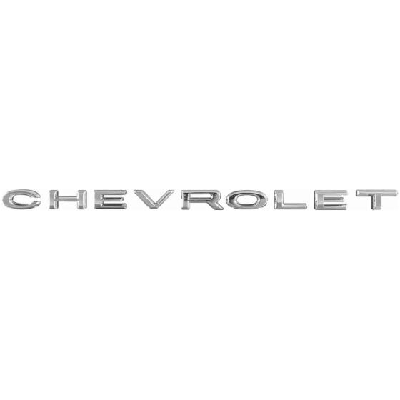 Emblem, 1964-65 C-H-E-V-R-O-L-E-T TRUNK LID LETTERS